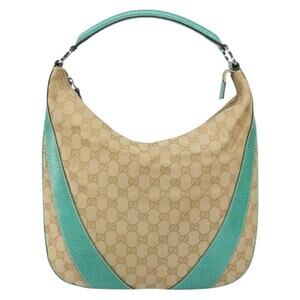 Gucci GG Canvas Shoulder Bag Beige